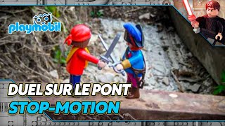 Playmobil  Duel sur le pont StopMotion [upl. by Wolsniw]