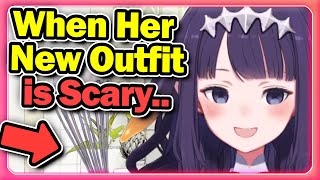 😲THIS Part Of Inas New Outfit is Quite Scary【Hololive EN】 [upl. by Thanh]