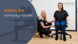 Slik innstiller du kontorstolen din korrekt  NO [upl. by Canning653]