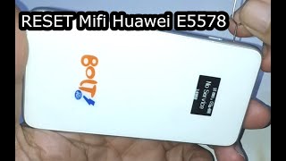 Cara meRESET modem wifi Huawei E5578 Bolt vela [upl. by Kirch104]