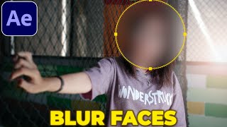 How to BLUR FACES in After Effects  Blur Moving Objects [upl. by Forester]