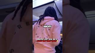 Rapper Lost 5000 on a Plane And Went CRAZY😳 [upl. by Derwin]