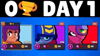 I made a quot0 Trophyquot account  22 Free Brawlers [upl. by Aleinad]