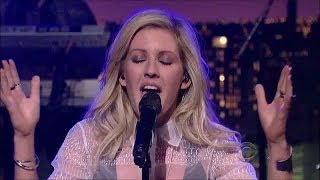 HD Ellie Goulding  quotBurnquot 12114 David Letterman [upl. by Aneg]