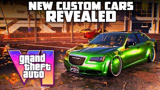 GTA 6 New Custom Cars Revealed Grand Theft Auto VI Vehicles [upl. by Anail90]