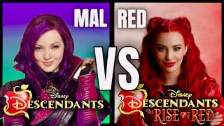 Descendants 4 Descendants The Rise of Red Mal VS Red [upl. by Salzhauer]