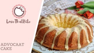 German Egg Liqueur Cake  Advocaat Cake  Eierlikörkuchen [upl. by Dirtsa]