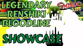 Renshiki Gold Showcase  Shindo Life [upl. by Thedric]