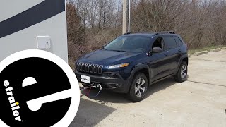 etrailer  Installation Roadmaster DirectConnect Base Plate Kit on a 2018 Jeep Cherokee [upl. by Marcille]