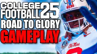 OFFICIAL College Football 25 ROAD TO GLORY GAMEPLAY [upl. by Kersten]