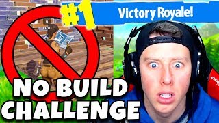 THE NO BUILDING CHALLENGE Fortnite Battle Royale [upl. by Seugram397]