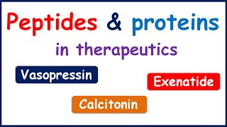 Role of Peptide and proteins in therapeutics  14 types and their uses [upl. by Rehnberg]