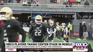 HBCU players take center stage in Mobile at Senior Bowl Combine [upl. by Cully987]