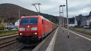 Eine BR 185 158  1 in Lennestadt  Meggen train zug trainspotting eisenbahn treno br185 [upl. by Bellis]