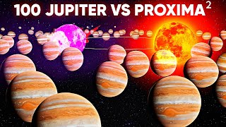 When 100 Jupiters Collides with Proxiama Centuari Binary Universe Sandbox [upl. by Mona]