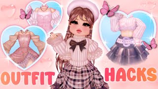 5 CUTE SPRING Outfit Hacks You MUST TRY for Everfriend Season in Royale 🏰 High  ROBLOX [upl. by Eibmab797]