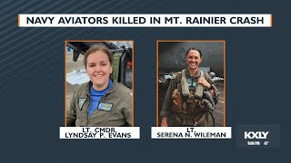 Navy aviators killed in Mt Rainier crash identified [upl. by Navanod]