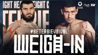 Artur Beterbiev Vs Dmitry Bivol  WEIGHIN [upl. by Fraser]