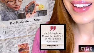 ★ASMR★ Ich bin in der Zeitung  Realtalk über ASMR Kategorien  Dream Play ASMR [upl. by Anoblav]