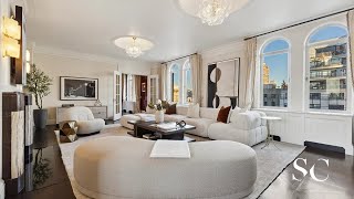 Inside a 11950000 Full Floor Mint Condition Park Avenue Apartment [upl. by Akli]