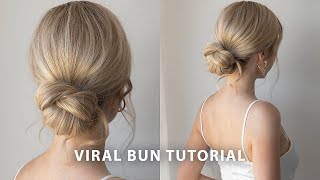 Have You Tried This Viral Bun Tutorial 😍 [upl. by Nikal]