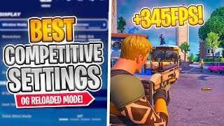 The BEST Competitive Settings in Fortnite Reload FPS Boost amp More [upl. by Christina]