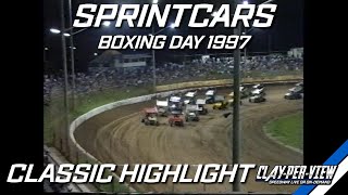 Sprintcars  Boxing Day  Archerfield  26th Dec 1997  ClayPerView [upl. by Mercie222]