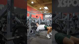 How to fail on bench press like a chill guy NO SPOTTER [upl. by Avictor285]