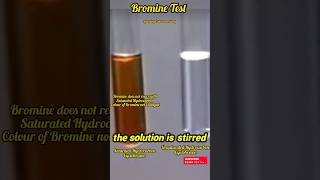 Bromine TestIdentification test for saturated and unsaturated Hydrocarbon shorts [upl. by Alyakcim]