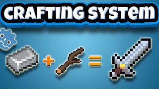 Crafting System  Godot 4 [upl. by Gabbey507]