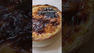 👨🏼‍🍳 Recette FLAN Rhum et Raisins patisserie recette recipe pasty flan flanpatissier [upl. by Atterehs]