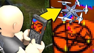 I used a Roblox DRONE and found weird stuff [upl. by Mathia]