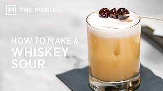 How to Make a Whiskey Sour [upl. by Rollins]