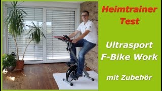 Ultrasport FBike Heimtrainer im Test [upl. by Knox]