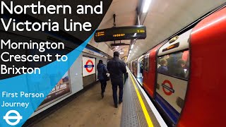 London Underground First Person Journey  Mornington Crescent to Brixton [upl. by Jaban]