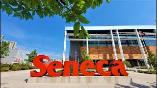 4K 🇨🇦 Campus Tour  Seneca College Newnham Finch Campus Walking Tour  Toronto Walk Canada [upl. by Inneg]