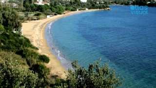 Agia Paraskevi Beach Skiathos Greece  AtlasVisual [upl. by Mora207]