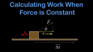 Work done by a constant force  examples [upl. by Shakti]