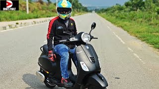 Vespa Notte 125 First Ride Review Pros Cons Braking Test ScooterFest [upl. by Spancake]