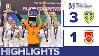 CHAMPIONS HIGHLIGHTS LEEDS UNITED 31 STOURBRIDGE WOMEN  FA WOMENS NATIONAL LEAGUE PLATE [upl. by Eeldivad227]