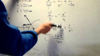 FÍSICA 2º BACHILLÓPTICA GEOMÉTRICA Espejos convexos  Problema 1 [upl. by Lydell867]