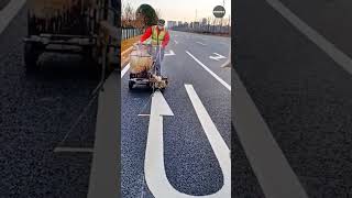 AR100G  CMC Road Marking Machine [upl. by Auqenwahs]