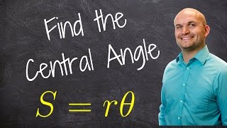 Find the central angle given the arc length and radius [upl. by Richara]