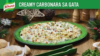 Creamy Carbonara sa Gata [upl. by Lanti]