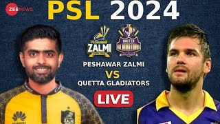 Peshawar zalmi vs Quetta gladiators  Live Score Psl 2024 [upl. by Arette293]