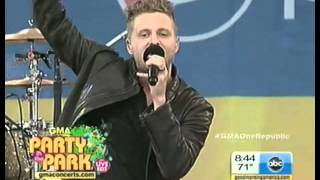 OneRepublic  Feel Again live  GMA [upl. by Fishman489]