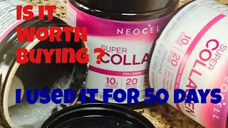 My thoughts on Neocell super collagen peptide powder after using for 50 days [upl. by Durrej]