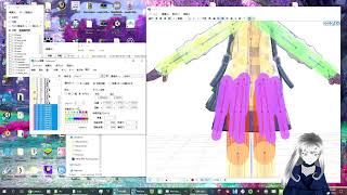 PMDPMX Editor TutorialAdding Physics to hair and Skirts [upl. by Areis590]