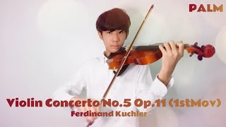 Violin Concertino in G op11 3rd Mov  Ferdinand Kuchler  PALM [upl. by Nibot405]