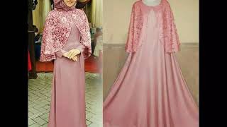 Trend Gamis Lebaran  Gamis Brokat Mewah Elegan Terbaru 2018 [upl. by Brittain]